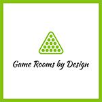 Game rooms by design logo.
