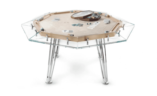 beige cloth table