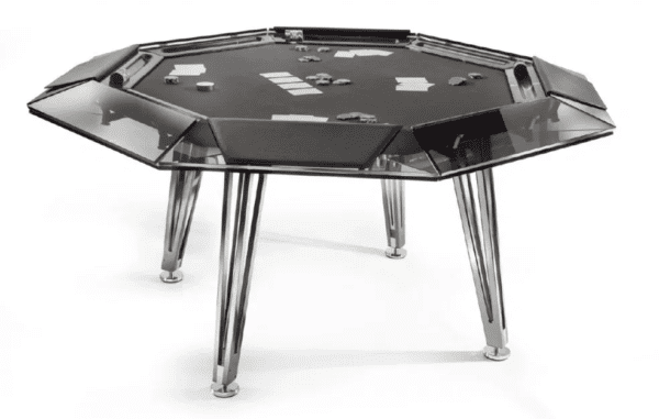 black cloth table