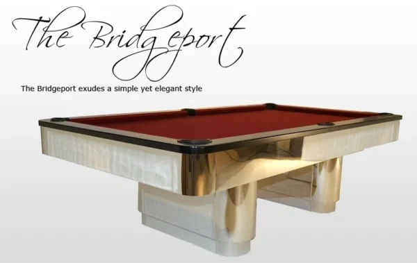 The bridgeport billiard table (Item # GW5083-PT).