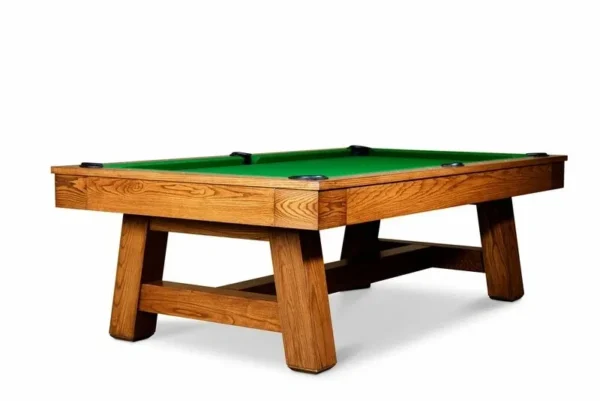 A pool table with a Item # VG5179-PT cloth.