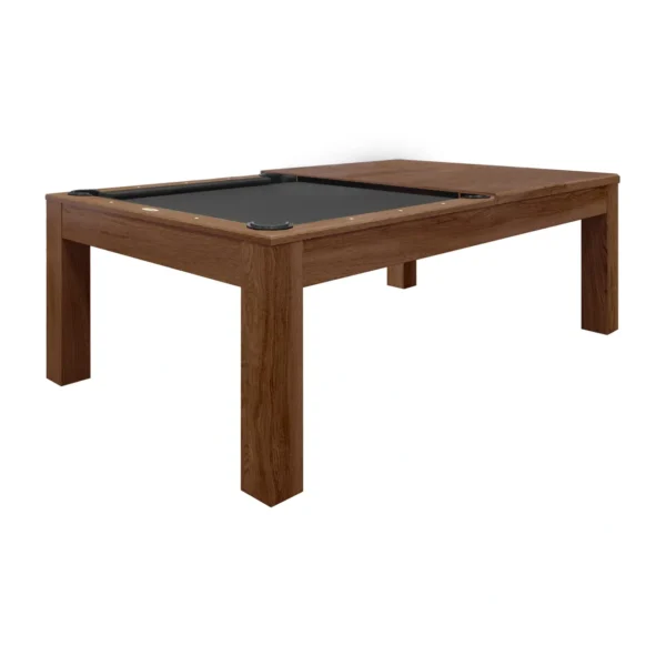 A pool table with a Item # IM5168-PT table top.