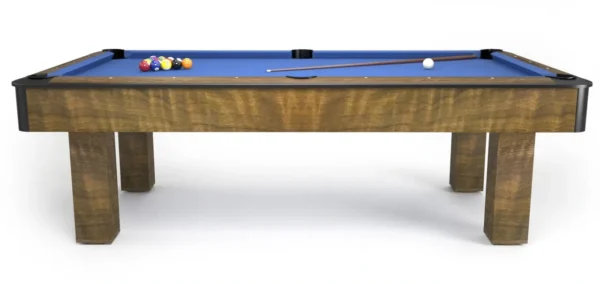 A CO5093-PT with a blue cloth and cues.