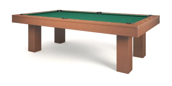 A pool table with a Item # GW5195-PT cloth.