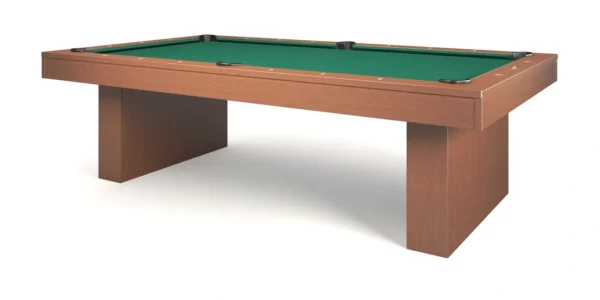 A pool table with a Item # CO5198-PT cloth.