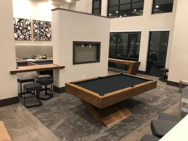A CM5042-PT in a room with a fireplace.