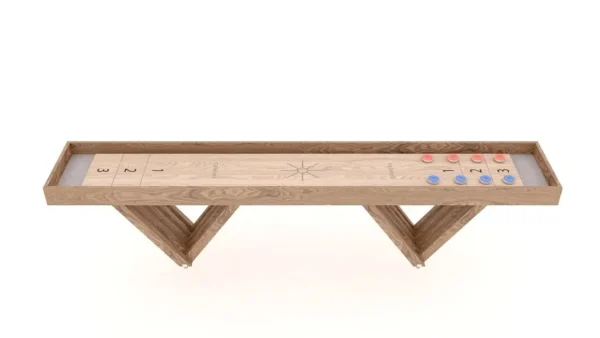Item # CN6038-SH  Shuffleboard table with a wooden base.