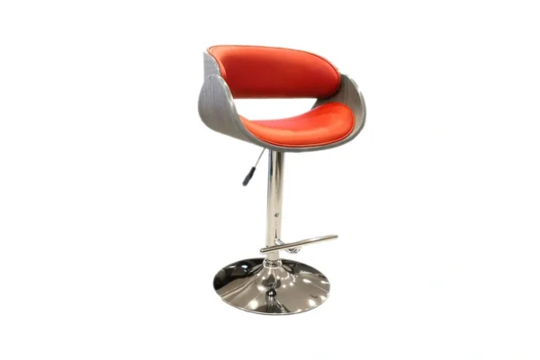 Wholesale curved wood frame bar stool