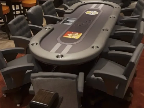 Texas holdem poker table.