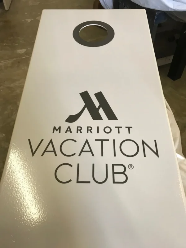 Marriott vacation club cornhole game.