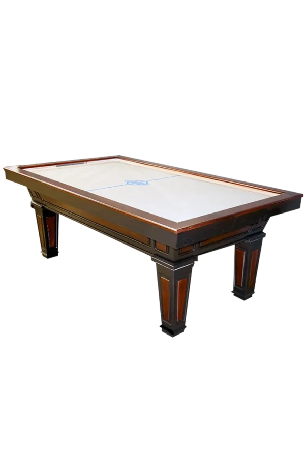 A billiard table with Item # MO17001-FB on top.