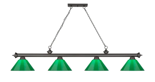 Z Lite 3 Light Billiard Cordon On White Background