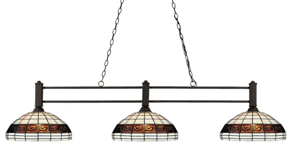 Three light Item # ZL26067-LT tiffany style chandelier.