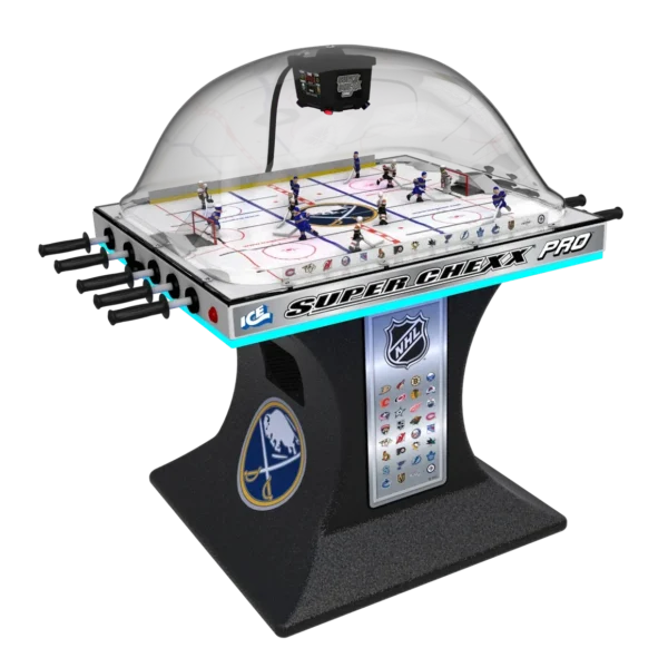 Super Chexx Ice hockey Game on the display