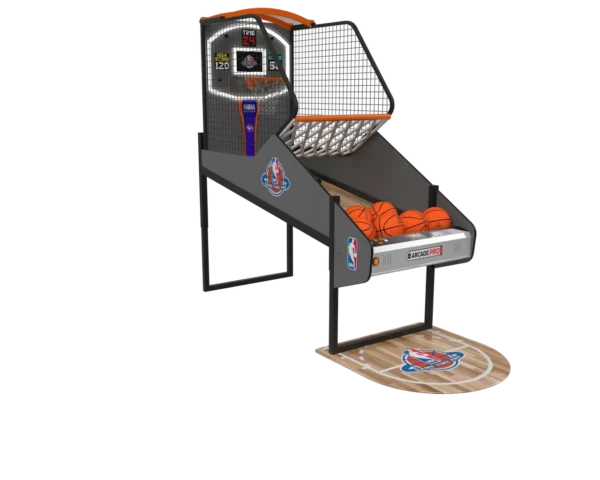 A basketball machine with the Item # ICE20060-AG on it.
