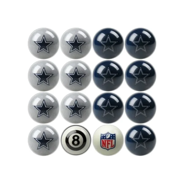 Dallas cowboys IM25023-AC pool ball set.