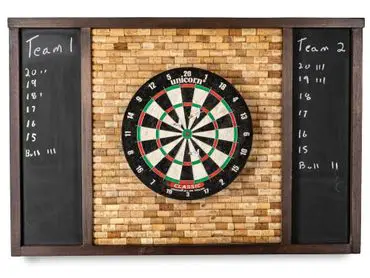 Item # IMP23011-DB with chalkboard and darts.
