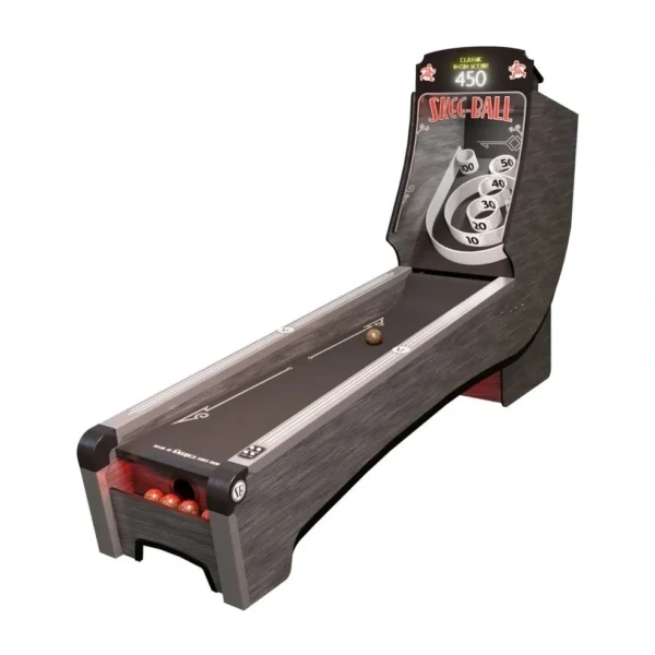 A bowling machine with Item # IM20024-AG on it.