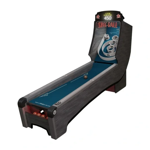A bowling machine with a Item # IM20025-AG and a Item # IM20025-AG.