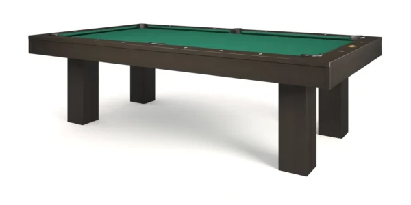 Item # CO5044-PT with a dark wood finish and green felt surface, isolated on a white background.
