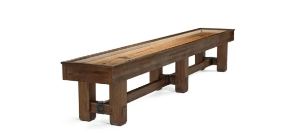 Item # BR6152-SH, a long, narrow wooden table with a rustic finish and visible wood grain, set against a plain white background.